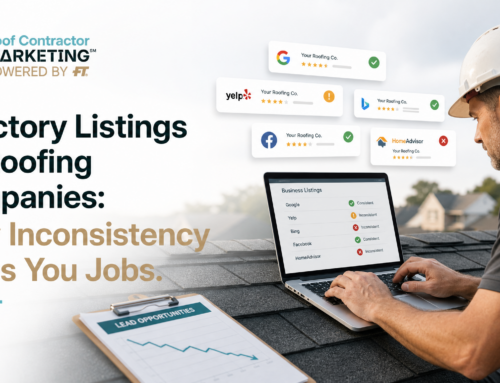 Directory Listings for Roofing Companies: Why Inconsistency Costs You Jobs